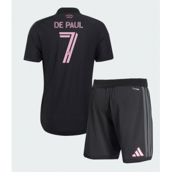 Inter Miami Rodrigo De Paul #7 Maglia Gara Trasferta Repliche 2026-27 Bambino Maniche Corte